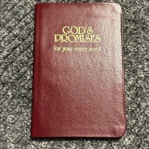 Red Leather God's Promises Book